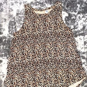Leopard tank top FREE WITH PURCHASE